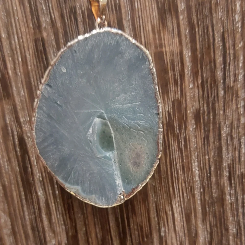 Huge Amethyst Pendant Necklace - Picture 4 of 4